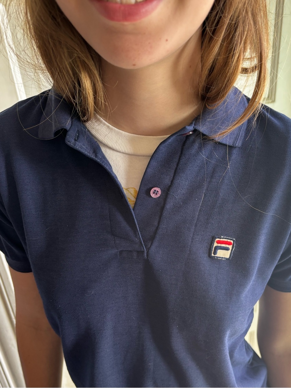 Vintage FiLA Biella-Italia Tennis Polo
Navy Pico Mesh
L